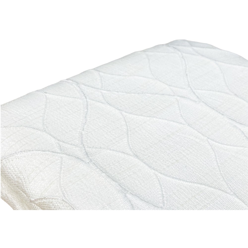 RIDEAU LUNEL en cm BLANC massif. 140X280 COUVERT emballé