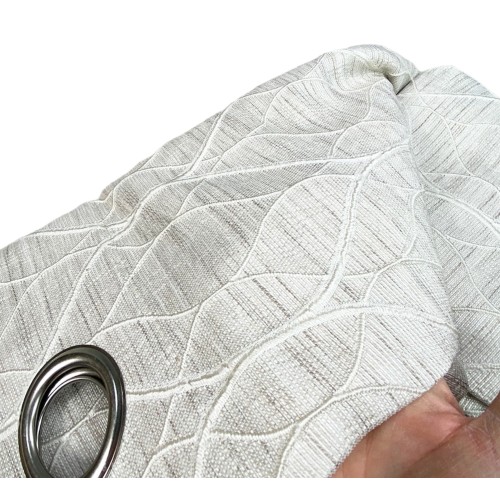 CURTAIN LUNEL in solid color DOVE GRAY cm. 140X280 OPAQUE PACKAGED