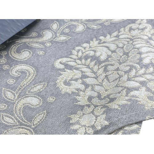 ROSY SATIN SATIN GREY DOUBLE BED SHEET and BEDSPREAD bridal idea