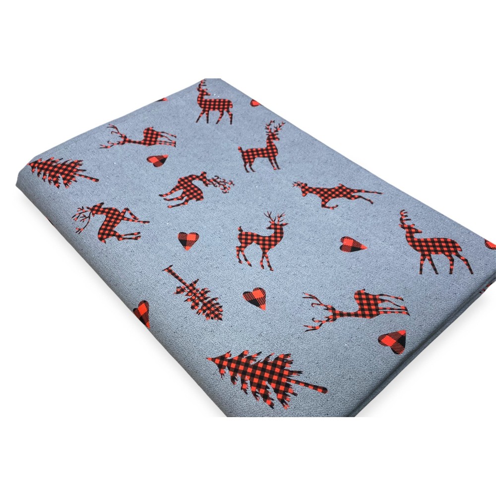 TELO ARREDO copritutto GRAN FOULARD COPRILETTO copridivano tessuto DIGITY CERVI grigio scuro in puro cotone