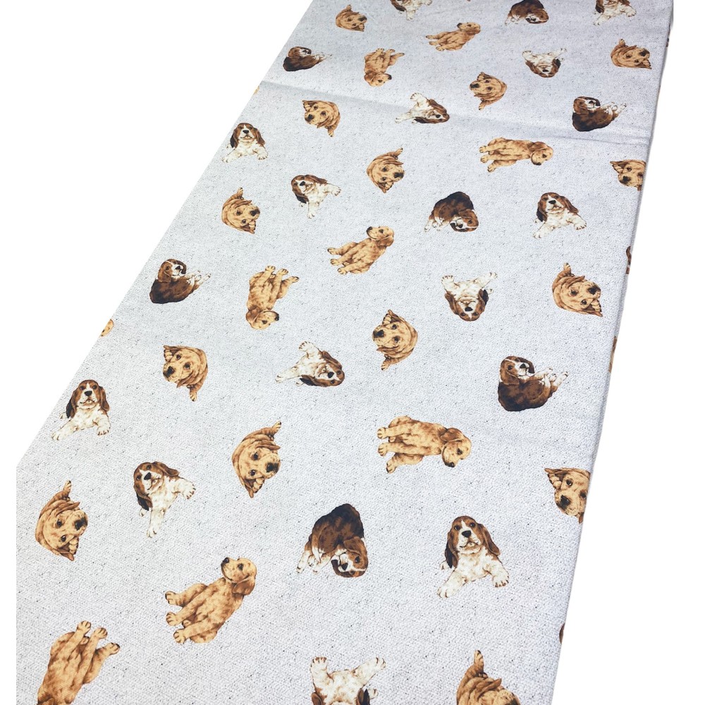 FUNDA DE TOALLA PARA MUEBLE GRAN SCARF COLCHA funda de sofá DIGITY CANI tejido gris claro en puro algodón