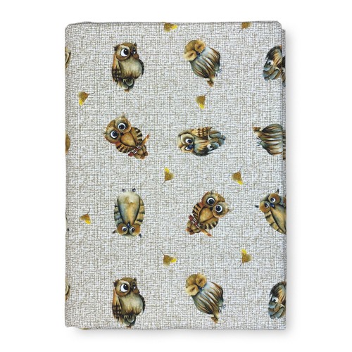 FUNDA DE TOALLA PARA MUEBLE GRAN SCARF COLCHA funda de sofá tela DIGITY GUFI gufetti beige en puro algodón