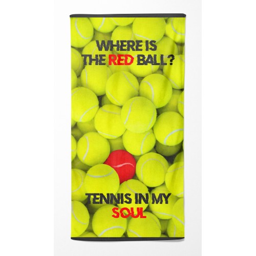 SERVIETTE DE PLAGE dans l’éponge de balle de tennis mesure grand cm. 90 X 170