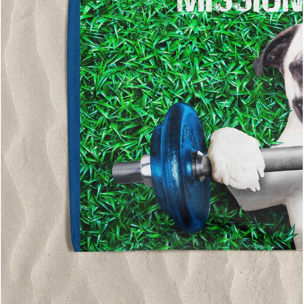 MISSION IMPOSSIBLE terry beach towel large cm. 90 X 170