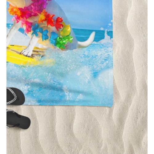 TELO MARE in spugna SURF MANIA misura grande cm. 90 X 170