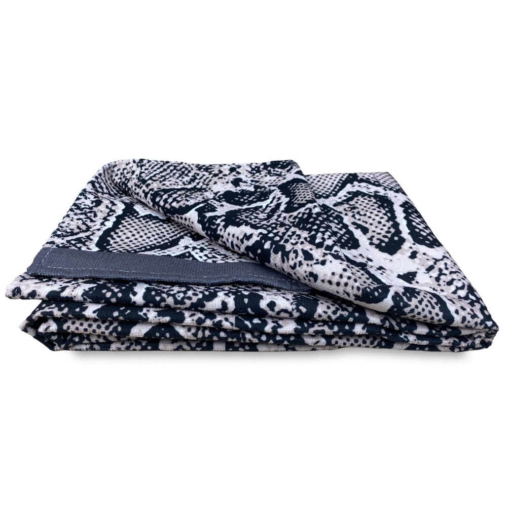 SERVIETTE DE PLAGE dans l’éponge python mesure grand cm. 90 X 170