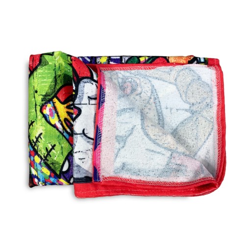 SERVIETTE DE PLAGE dans les murs éponge mesure grand cm. 90 X 170