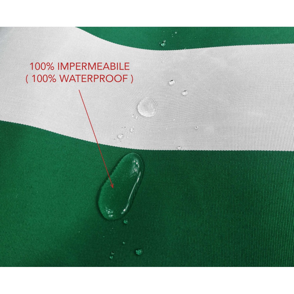 VERTIGO OUTDOOR AWNING GARDEN BALCONY RIGONE GREEN waterproof and water-repellent