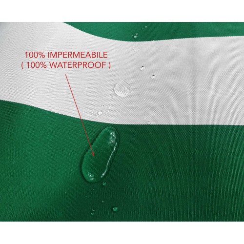 VERTIGO OUTDOOR AWNING GARDEN BALCONY RIGONE GREEN waterproof and water-repellent