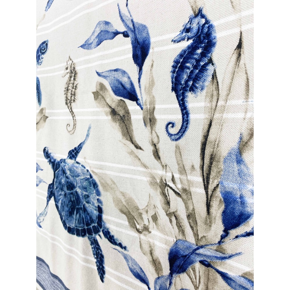 TURTLE FOUTA STRANDTUCH Größe LARGE mit Strandrucksack KEEP CALM CM.100X200