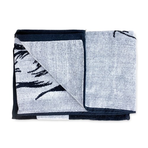 TELO MARE in spugna puro cotone LION misura grande cm. 90 X 170 e zaino spiaggia