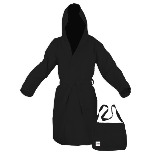 PEIGNOIR TECHNIQUE PODDY EN MICROFIBRE noir