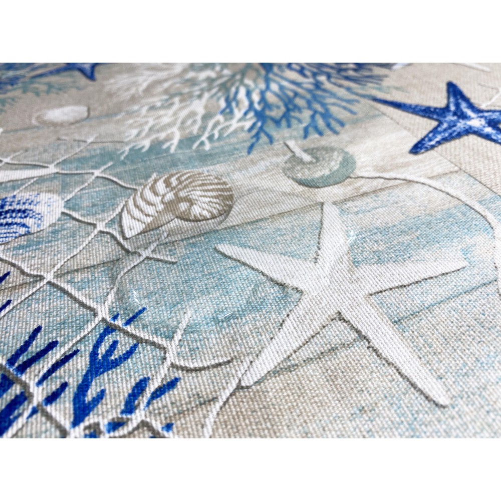 COTTON TABLECLOTH in red MATTERHORN mountain style