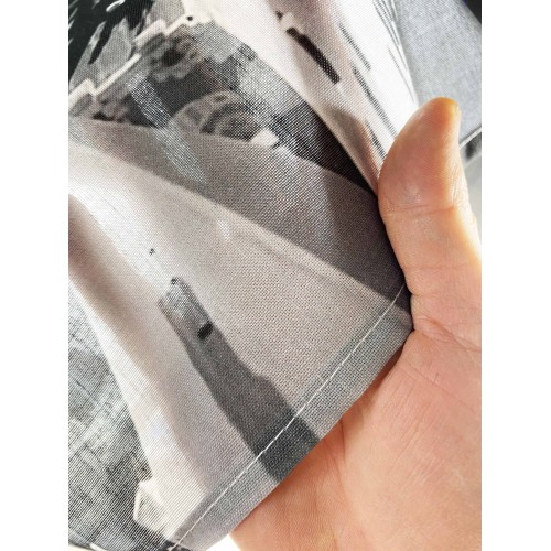 TENTE NEW YORK GRATTACIELI cm.160X300 emballé MADE in ITALY mélange lin