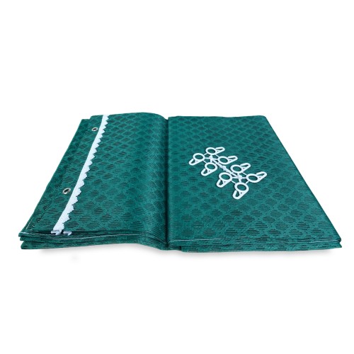 TENDA rete ZANZARIERA a ROMBO da esterno piombata in 8 misure diverse unito VERDE