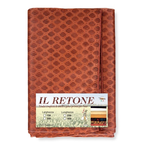 TENTE filet ZANZARIERA à ROMBO extérieur plongé en 8 mesures différentes joint ROUILLE