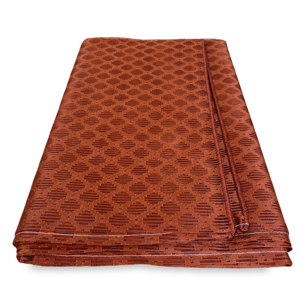 RED DE CORTINA MOSQUITERA mosquitera de diamante para exteriores con plomo en 8 tamaños diferentes lisos RUST