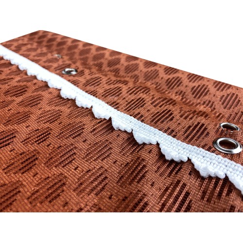 CURTAIN Net Moskitonetz Outdoor Diamant Moskitonetz aus Blei in 8 verschiedenen Größen glatt RUST