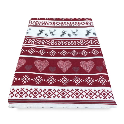 TENTE CERVINO rouge cm.160X300 emballé MADE in ITALY