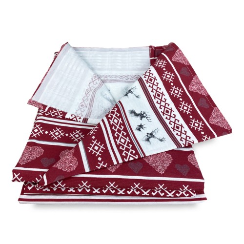 CERVINO ZELT rot cm.160X300 hergestellt MADE in ITALY