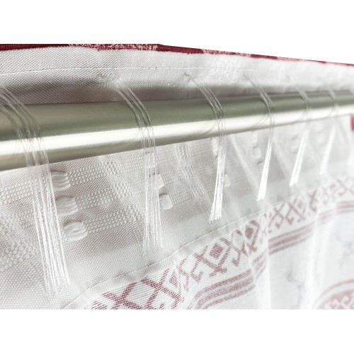 TENTE CERVINO rouge cm.160X300 emballé MADE in ITALY