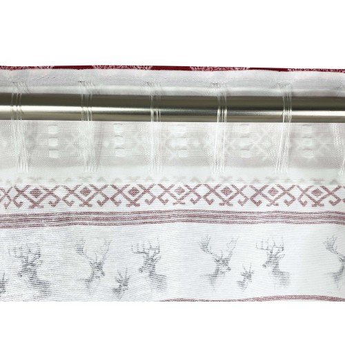 TENTE CERVINO rouge cm.160X300 emballé MADE in ITALY