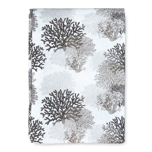 TENDINA vetro MODERNA larga 45 o 60 o 80 CORALLI BEIGE misto lino Made in Italy