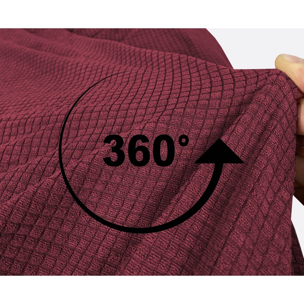 STRETCH SOFA COVER ATHENS universal BORDEAUX bi-elastic