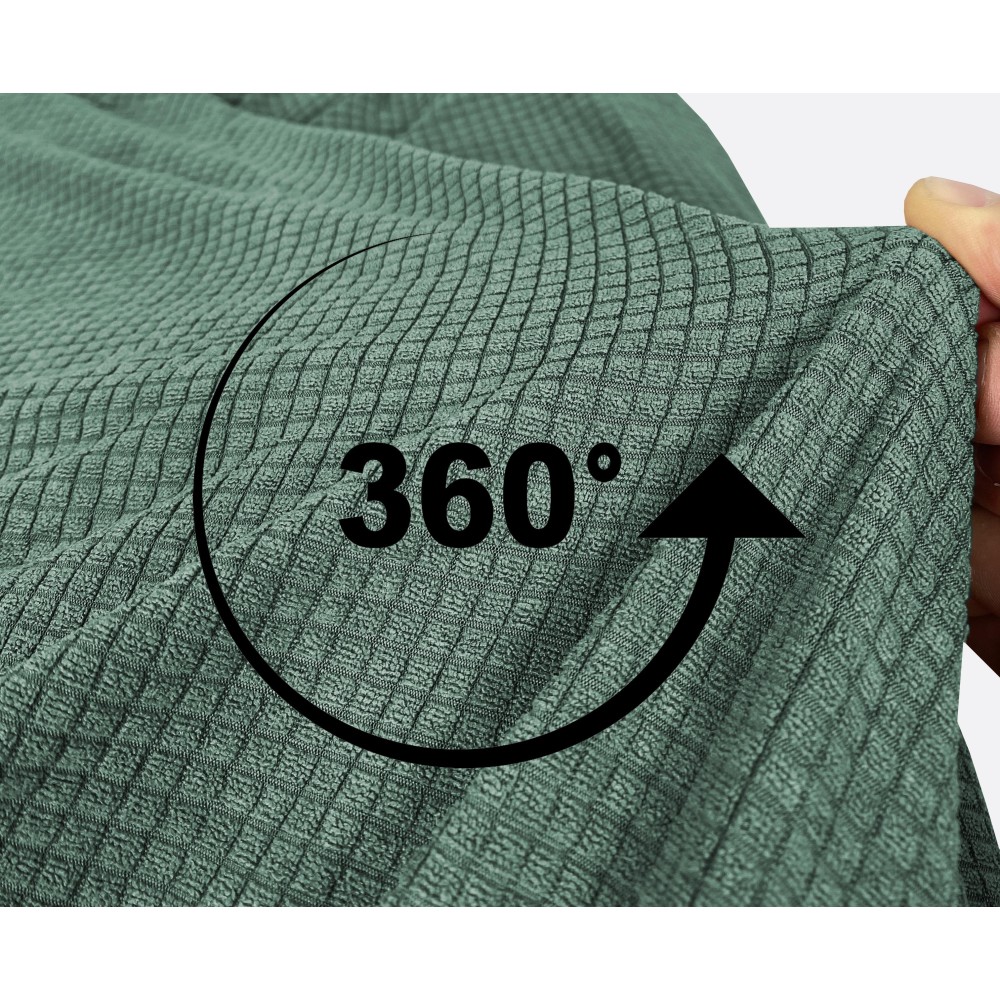 COPRIDIVANO elasticizzato ATENE universale VERDE bielastico