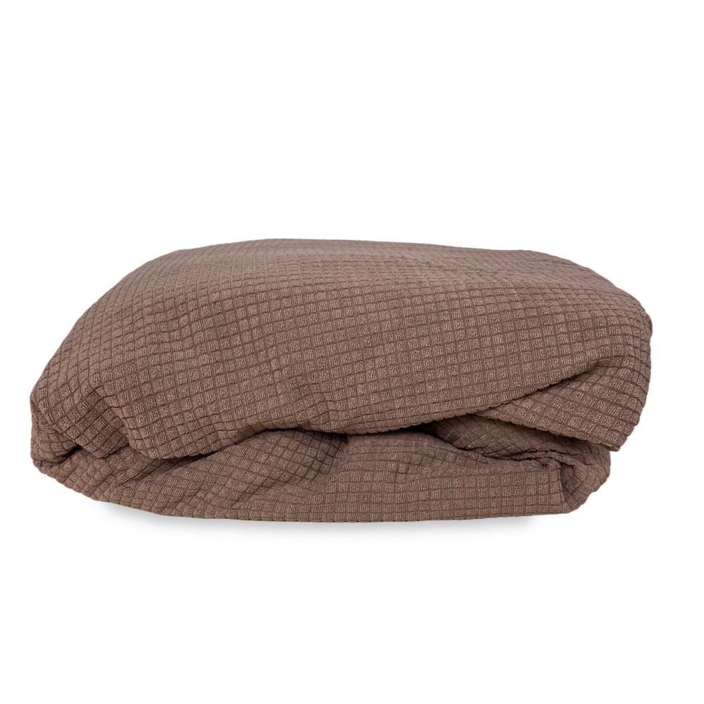STRETCH SOFA COVER ATHENS universal BROWN bi-elastic