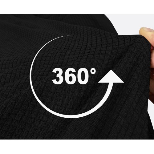 STRETCH SOFA BEZUG ATHEN universal SCHWARZ bi-elastisch