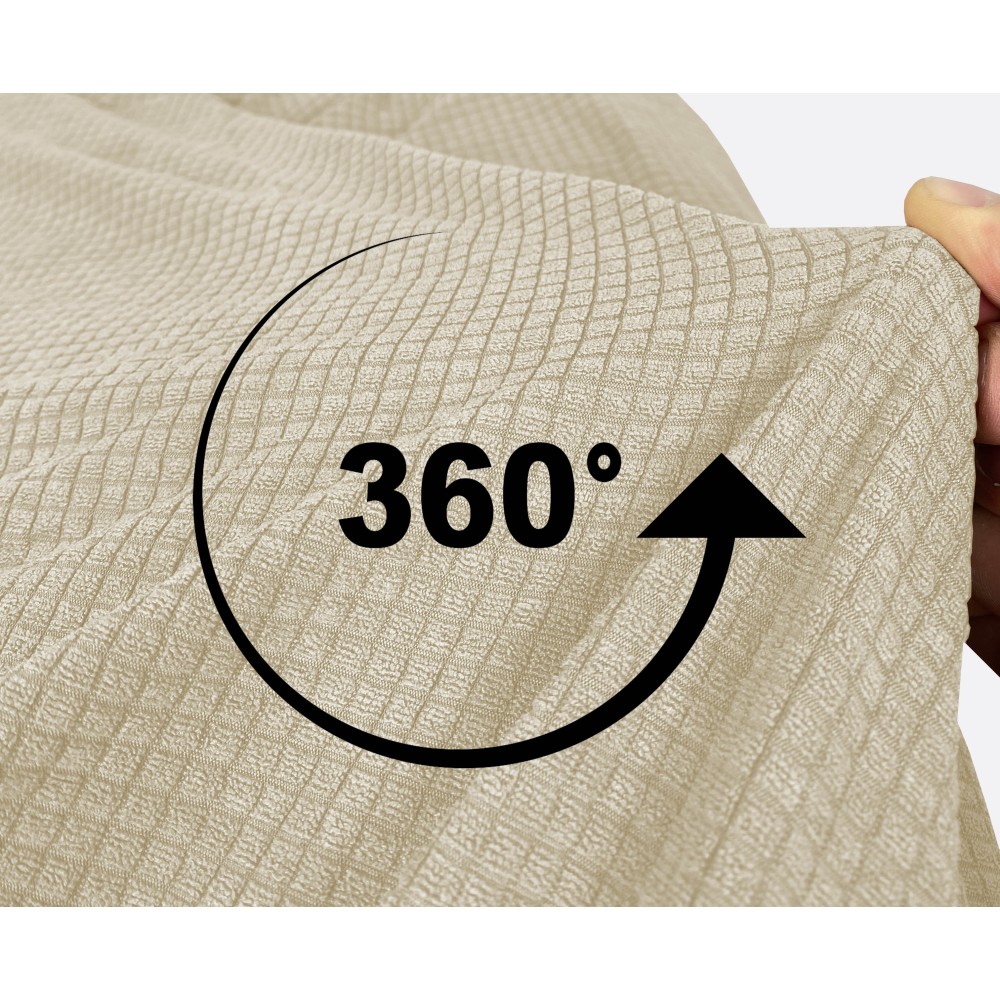 COPRIDIVANO elasticizzato ATENE universale BEIGE bielastico