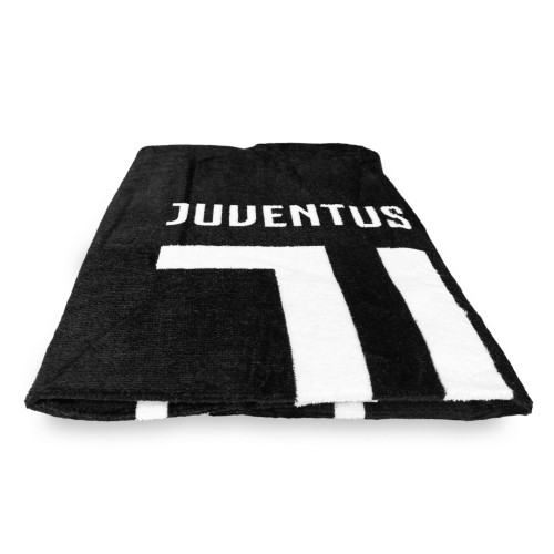 BEACH TOWEL SPORT JUVE LETTERED measures CM.70X140 original JUVENTUS WITH BACKPACK TOWEL HOLDER and postcard TORINO IS