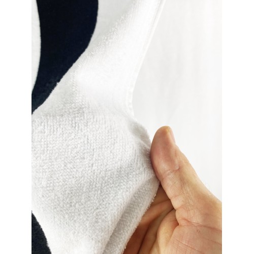 SERVIETTE DE PLAGE sport JUVE ÉCRITS taille CM.70X140 original JUVENTUS AVEC SAC À DOS ET carte postale TURIN EST