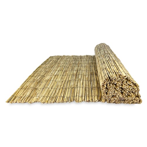 ARELLA PRIVACY Premium © in bamboo CANNICCIO arelle CANNE diametro fino a 1 cm. per RECINZIONE ombra in 8 MISURE