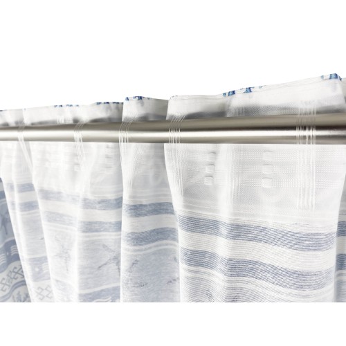 TENDA GRECIA BLU cm.160X300 confezionata MADE in ITALY