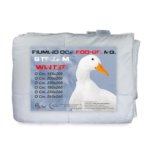 PIUMINO OCA Stream 500 GR. 80% PIUMA OCA 20% PIUMINO OCA Bicolore