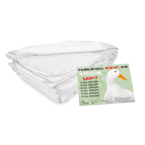 OCA Stream Light Summer Down Jacket 150 GR. 80% GOOSE DOWN 20% GOOSE DOWN White