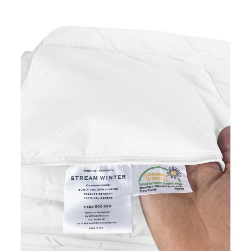 PIUMINO OCA Stream 500 GR. 80% PIUMA OCA 20% PIUMINO OCA Bianco