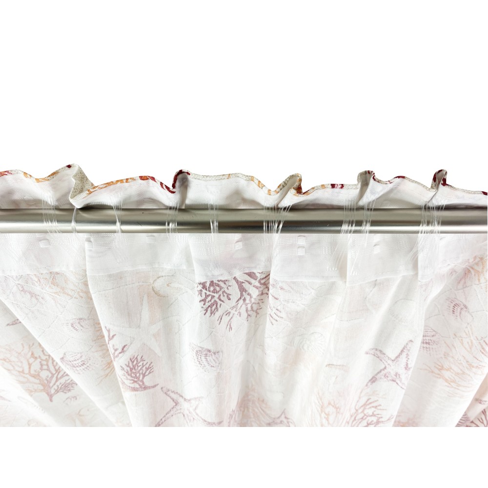 TIENDA de campaña loneta mar corales MARINOS ROJO cm. 150x280 HECHO EN ITALIA