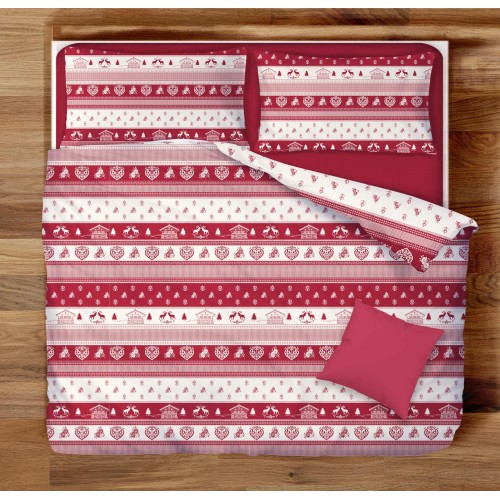 Tiroler Bettbezug DIS. TIROLER BERG MIT Kissenbezug