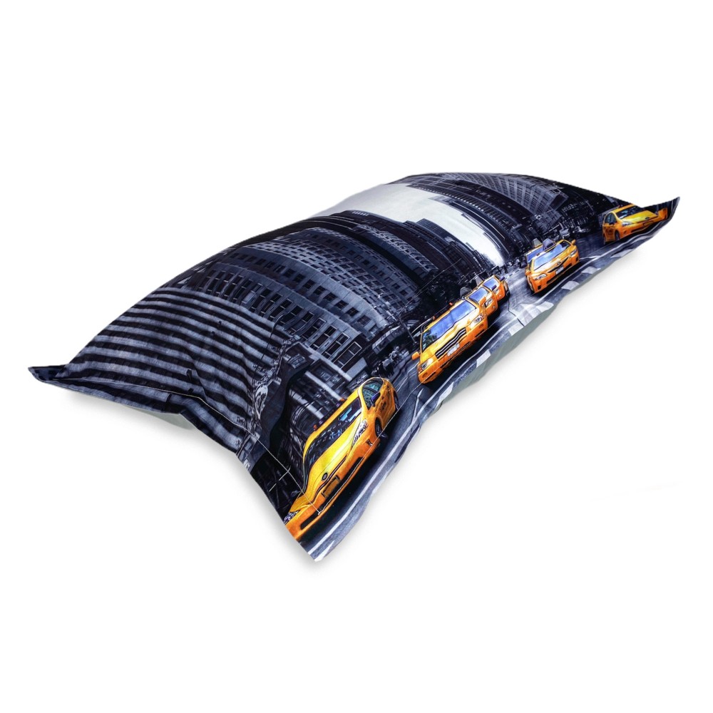 COPRIPIUMINO Rasatello HD FOTOGRAFICO NEW YORK Taxi