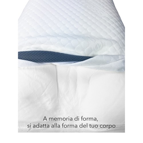 COUSSIN MEMORY 3D avec DOUBLURE super TRASPIRANTE
