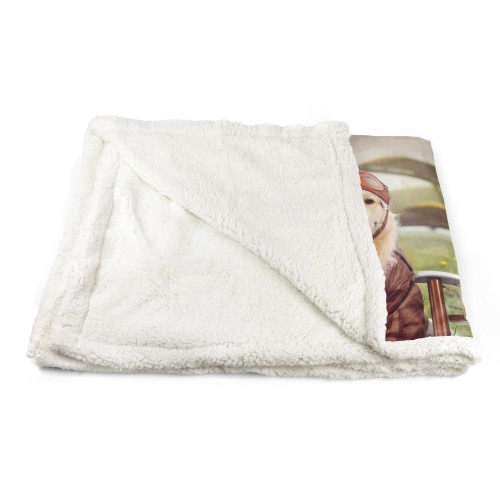 PLAID FLEECE Decke Sherpa Fantasie HD Hund Labrador Flieger