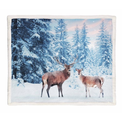 PLAID Fleecedecke Sherpa Fantasy HD Paar CERVI