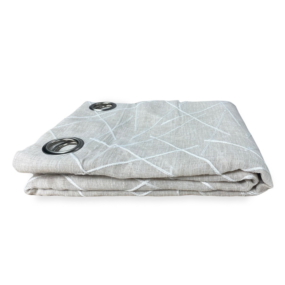 GIUSY TENTE moderne en couleur unie BEIGE cm. 140X280 emballé