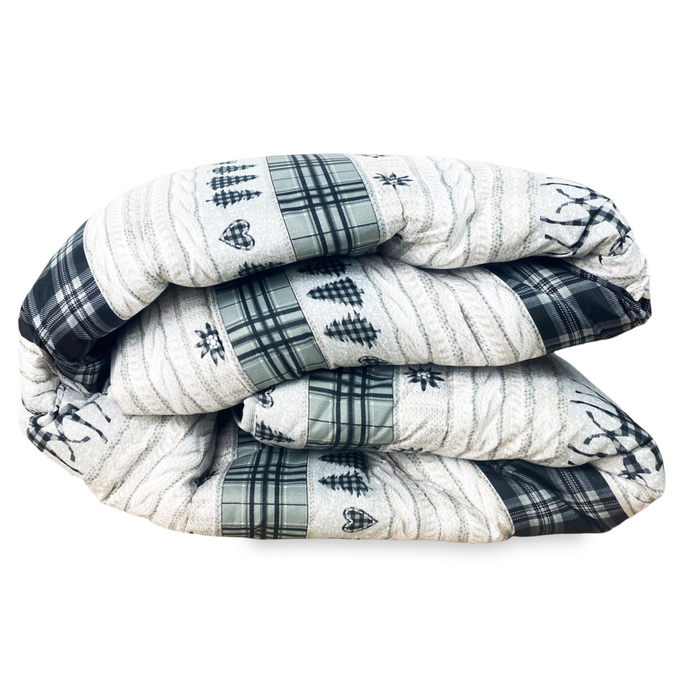 QUILT © BOW COASSOLO grau TIROLER Winter made in Italy