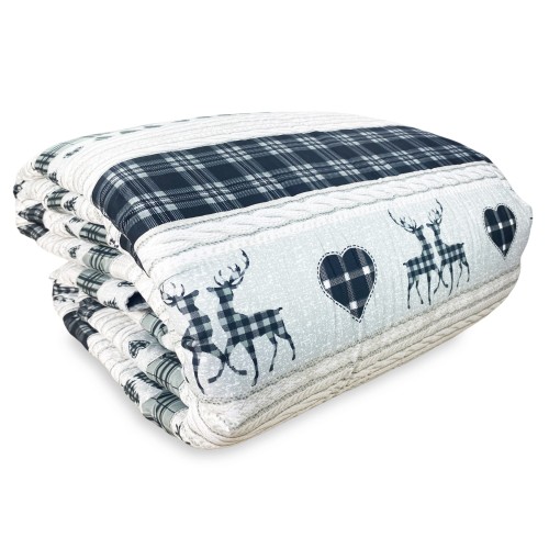 QUILT BOW © TYROLEAN gris COASSOLO hiver made in Italy