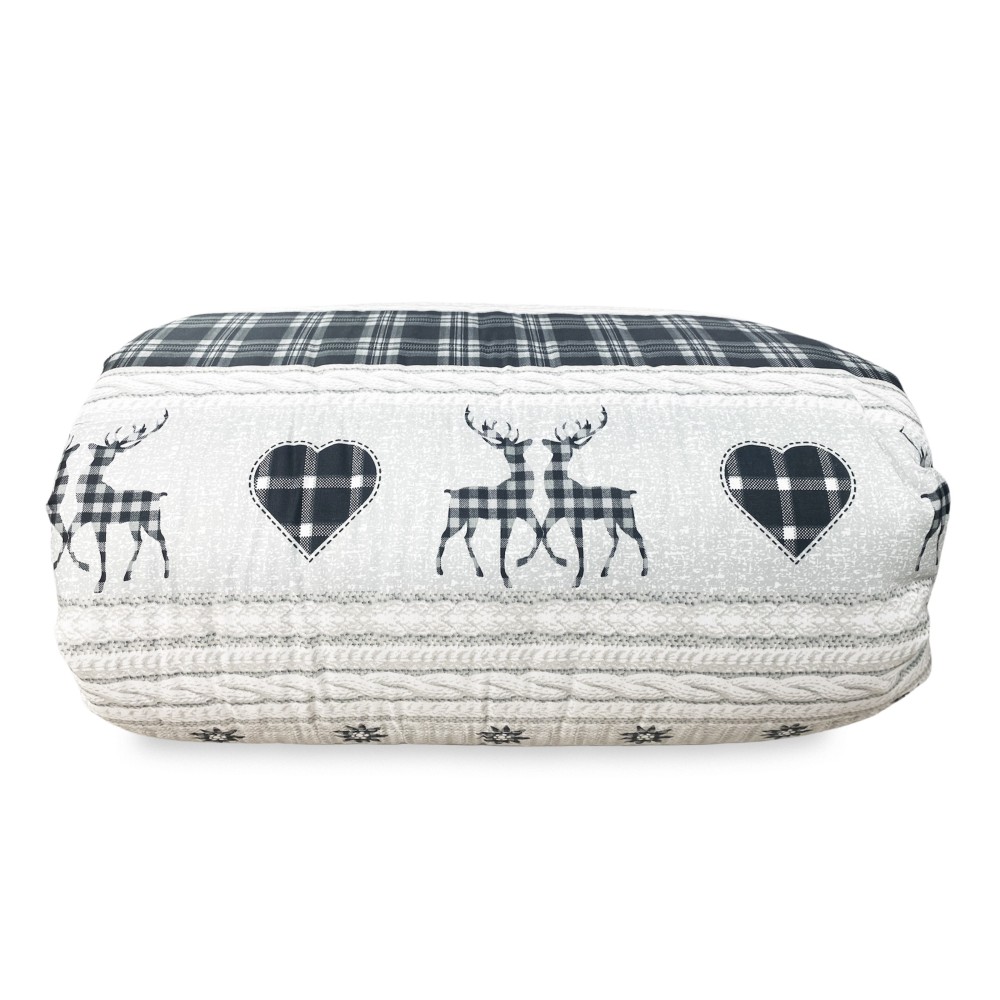 QUILT © BOW COASSOLO grau TIROLER Winter made in Italy