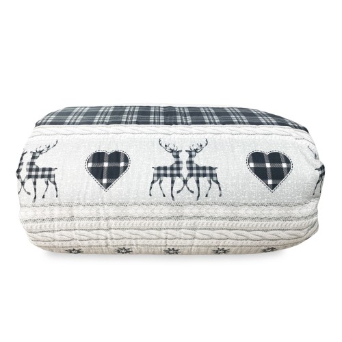 QUILT © BOW COASSOLO grau TIROLER Winter made in Italy